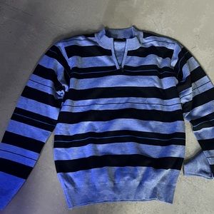Striped Quarter Zip